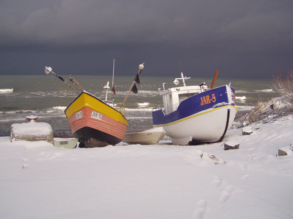 Rowy im Winter — Foto 3